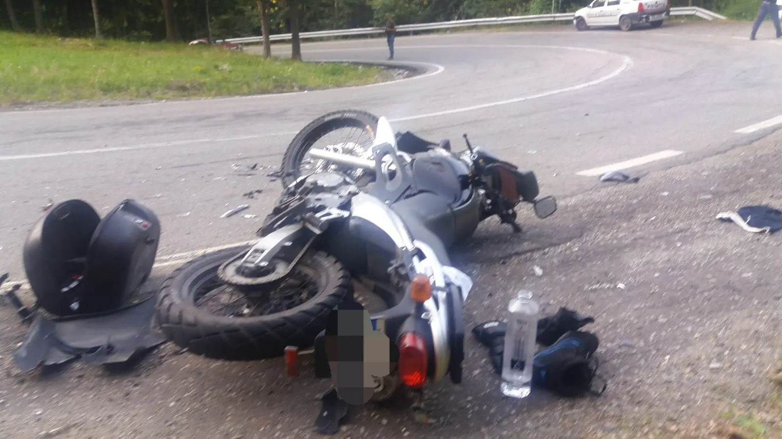 Motociclist sloven rănit pe Transfăgărăşan