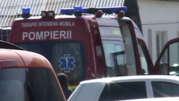 accident de muncă - ambulanță