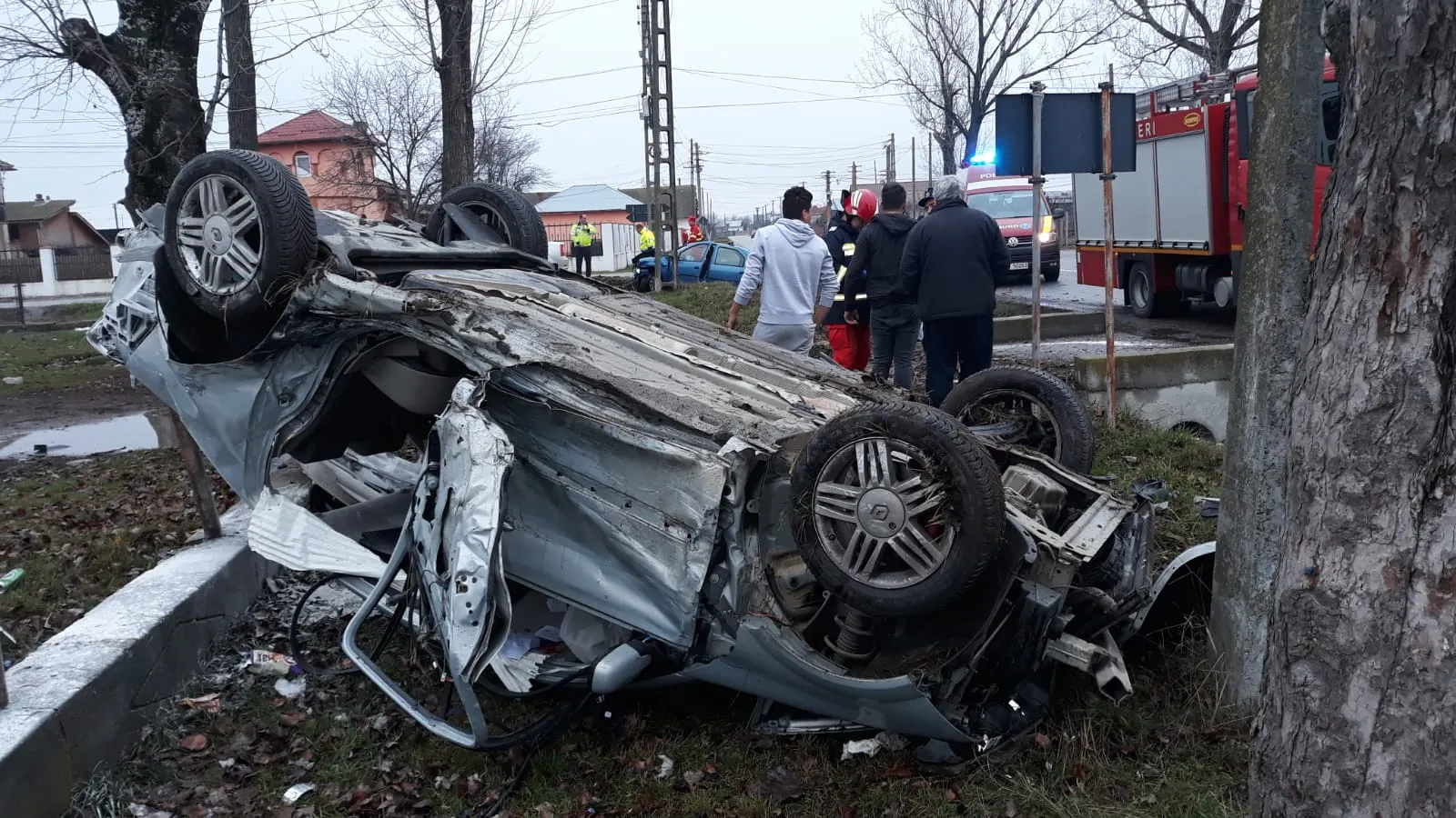 cascador fara voie un sofer a facut masina zob (2)