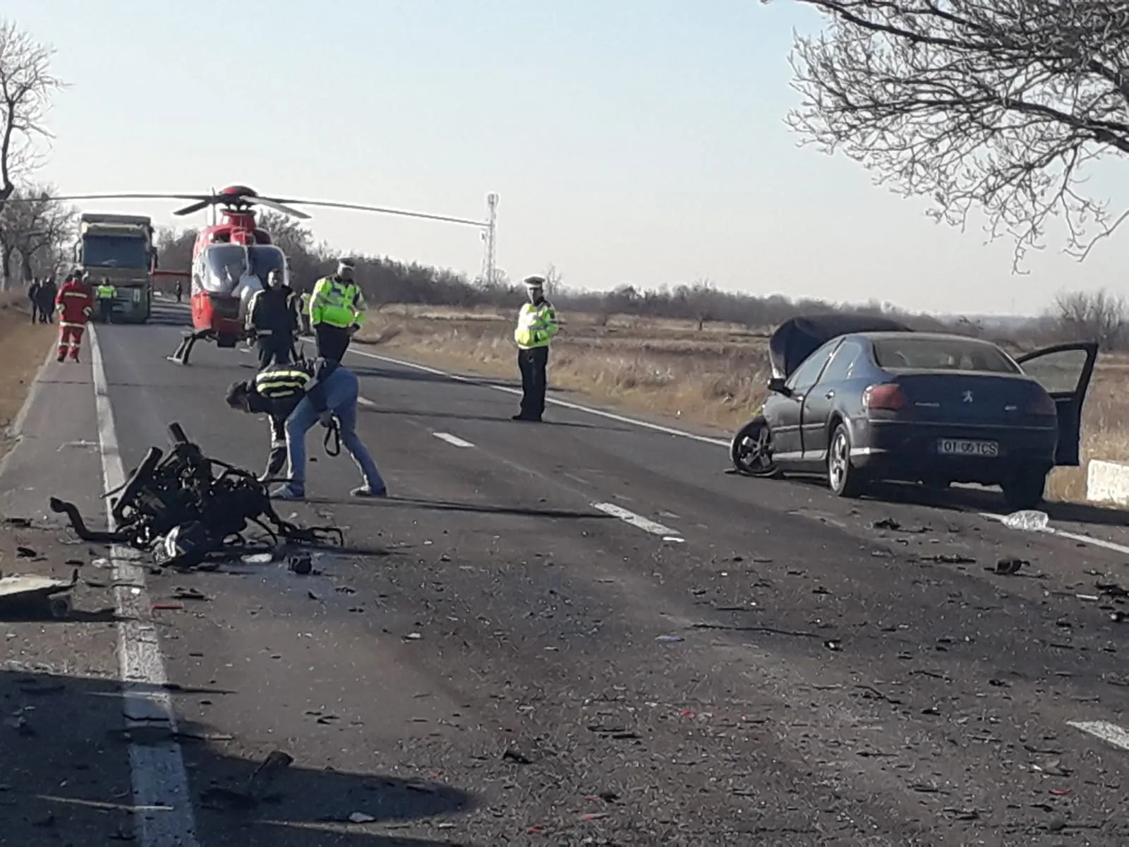 Accident grav pe DN 65 (2)