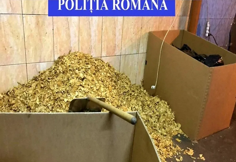 1 000 de kilograme de tutun într- o brutărie