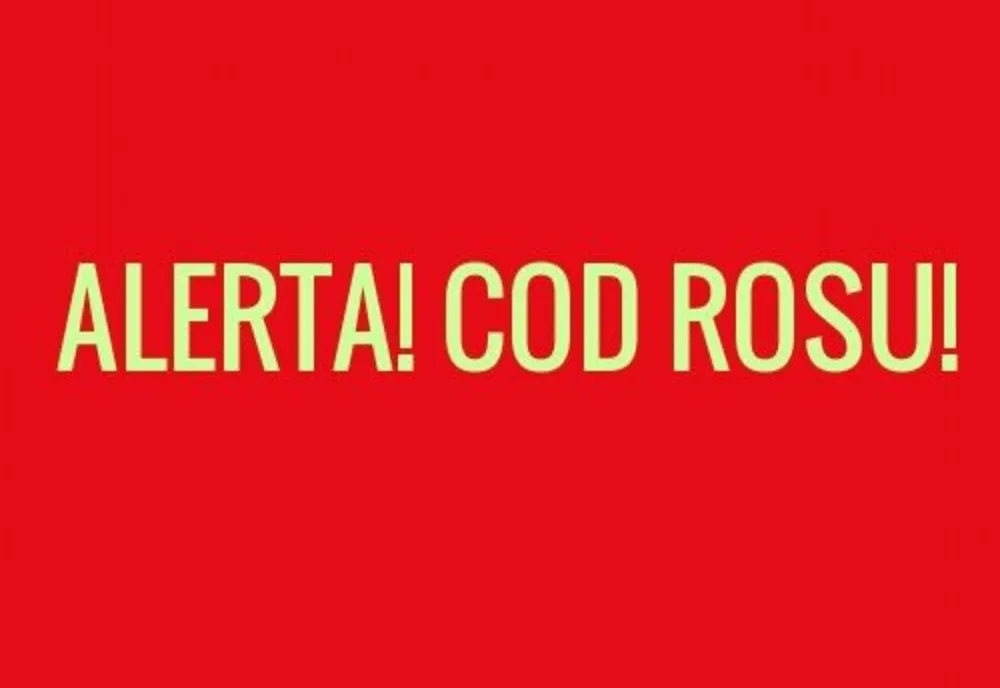 COD ROȘU de vreme rea!
