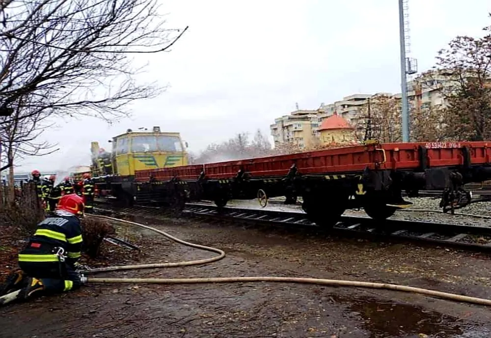 Atenție! Simulare ISU Argeș în caz de incident feroviar