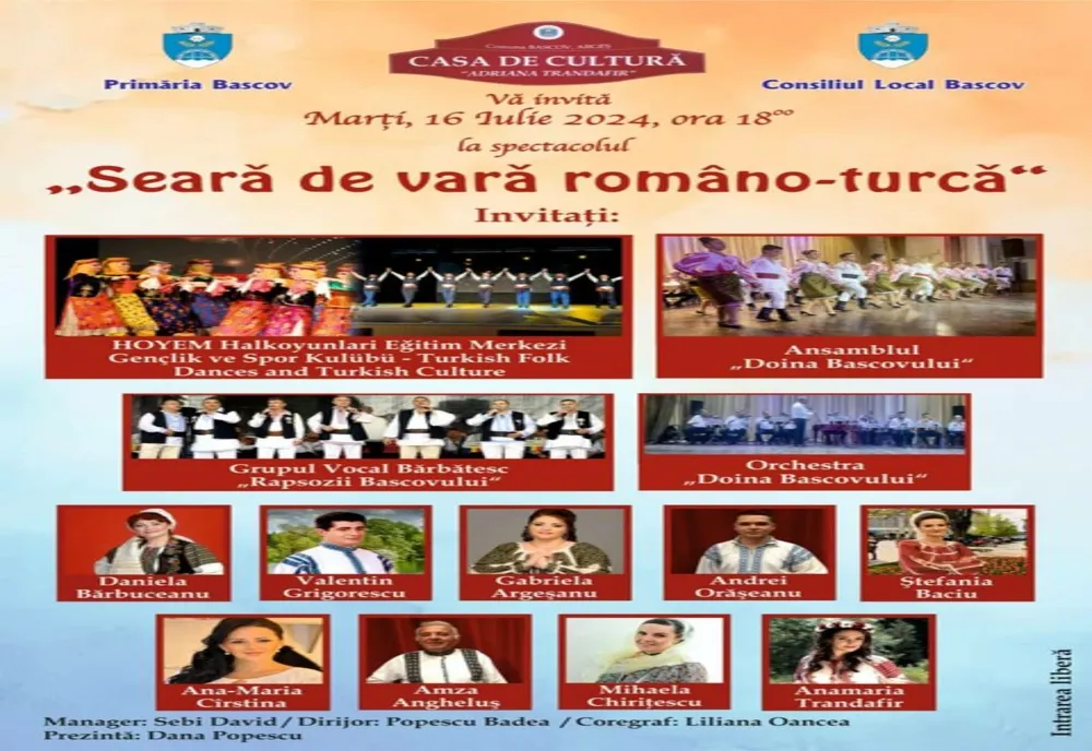 Oaspeți de Seamă pe Scena Casei de Cultură „Adriana Trandafir” Bascov