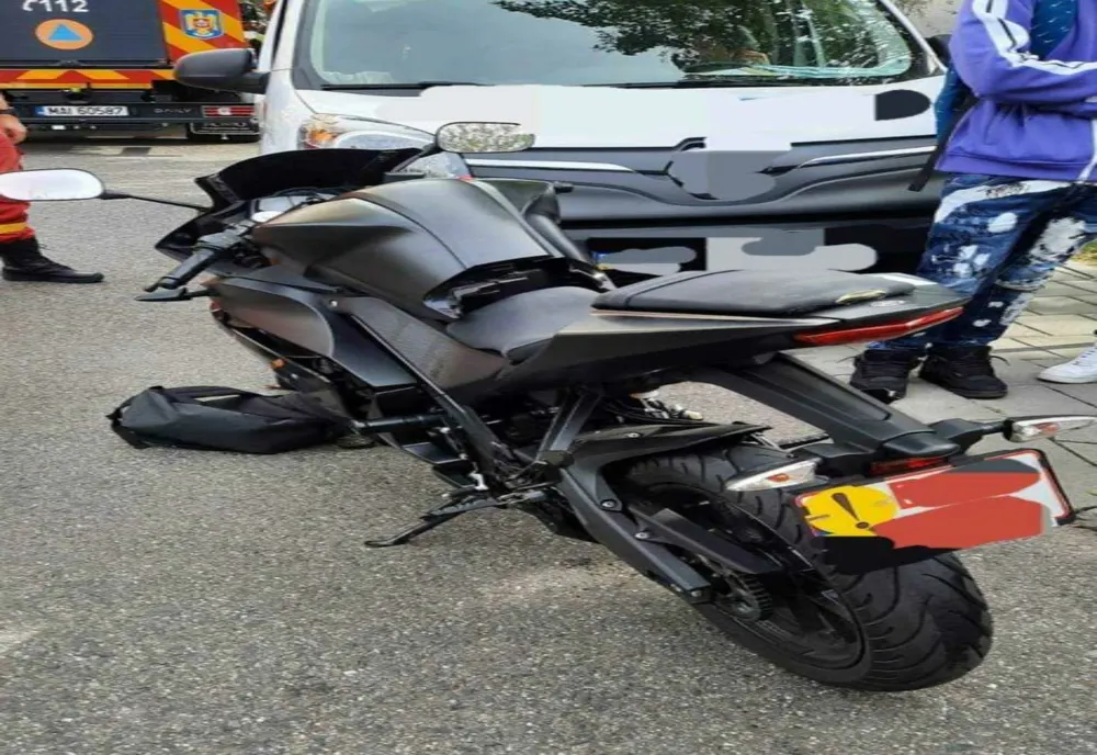 ACCIDENT RUTIER ÎN PITESTI: MOTOCICLIST RĂNIT PE STRADA PĂTRAȘCU VODĂ