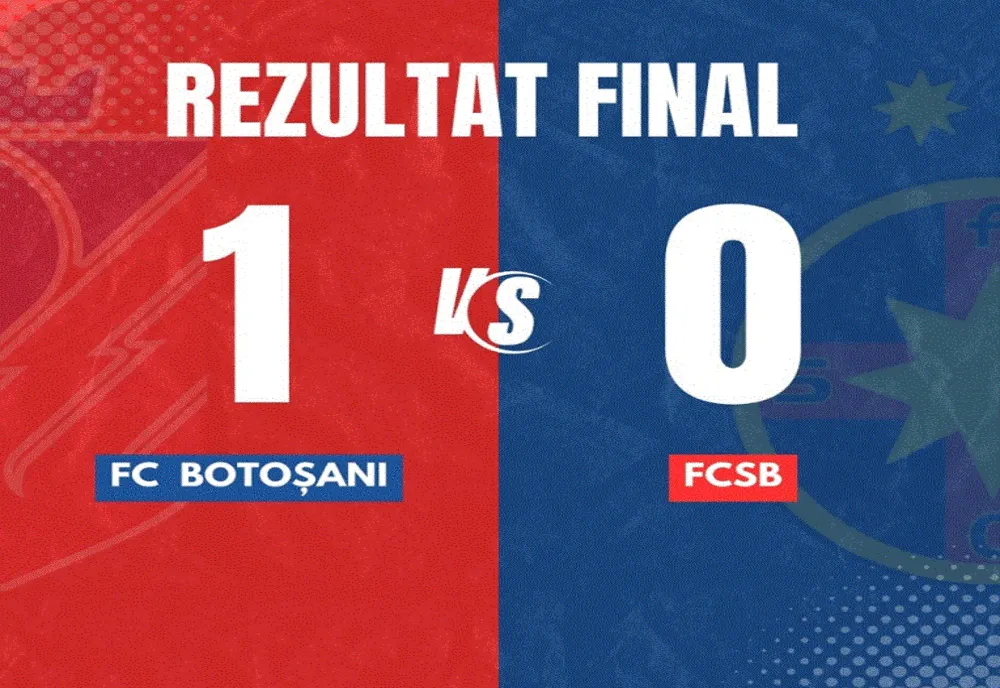 FOTBAL: FC BOTOȘANI O ÎNVINGE PE FCSB - VIDEO