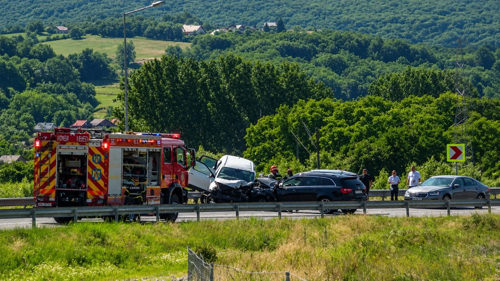 Accident grav în Argeș/ Sursa foto: ePitești.ro.