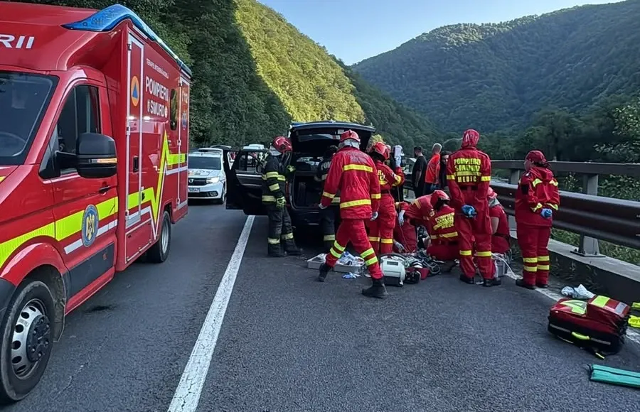 Accident pe DN73 FOTO: Arhivă