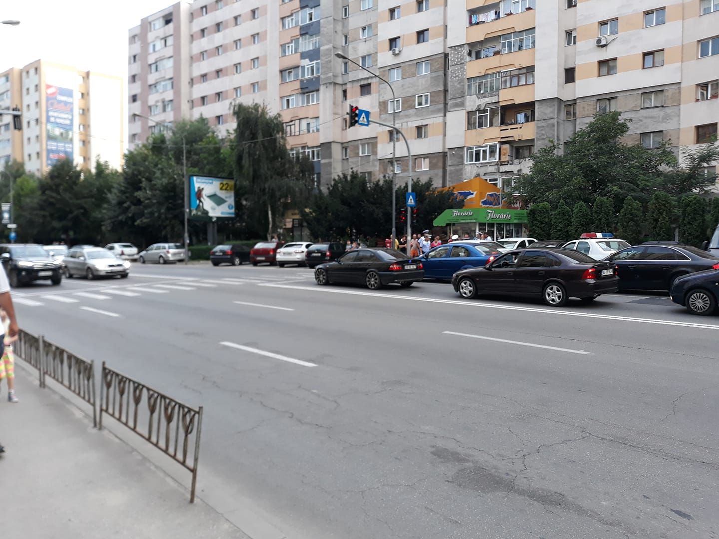 soferul a fugit dupa ce a lovit o fetita