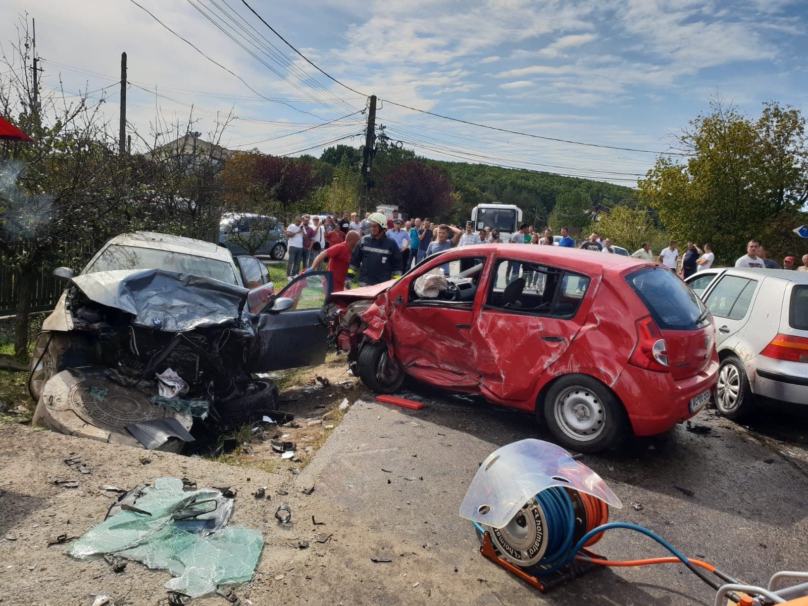 Accident cu descarcerare la Mosoaia 3