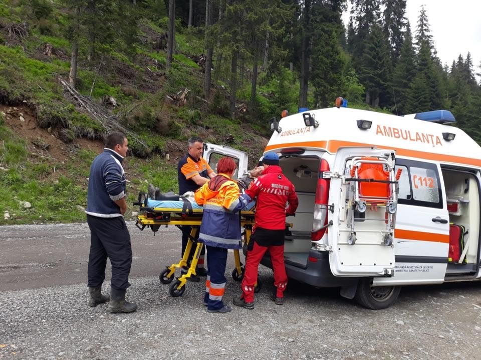 O nemtoaica s-a automutilat pe Transfagarasan 0