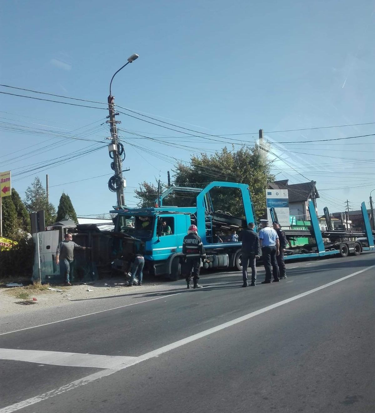 O dubita a fost rasturnata de un TIR 1