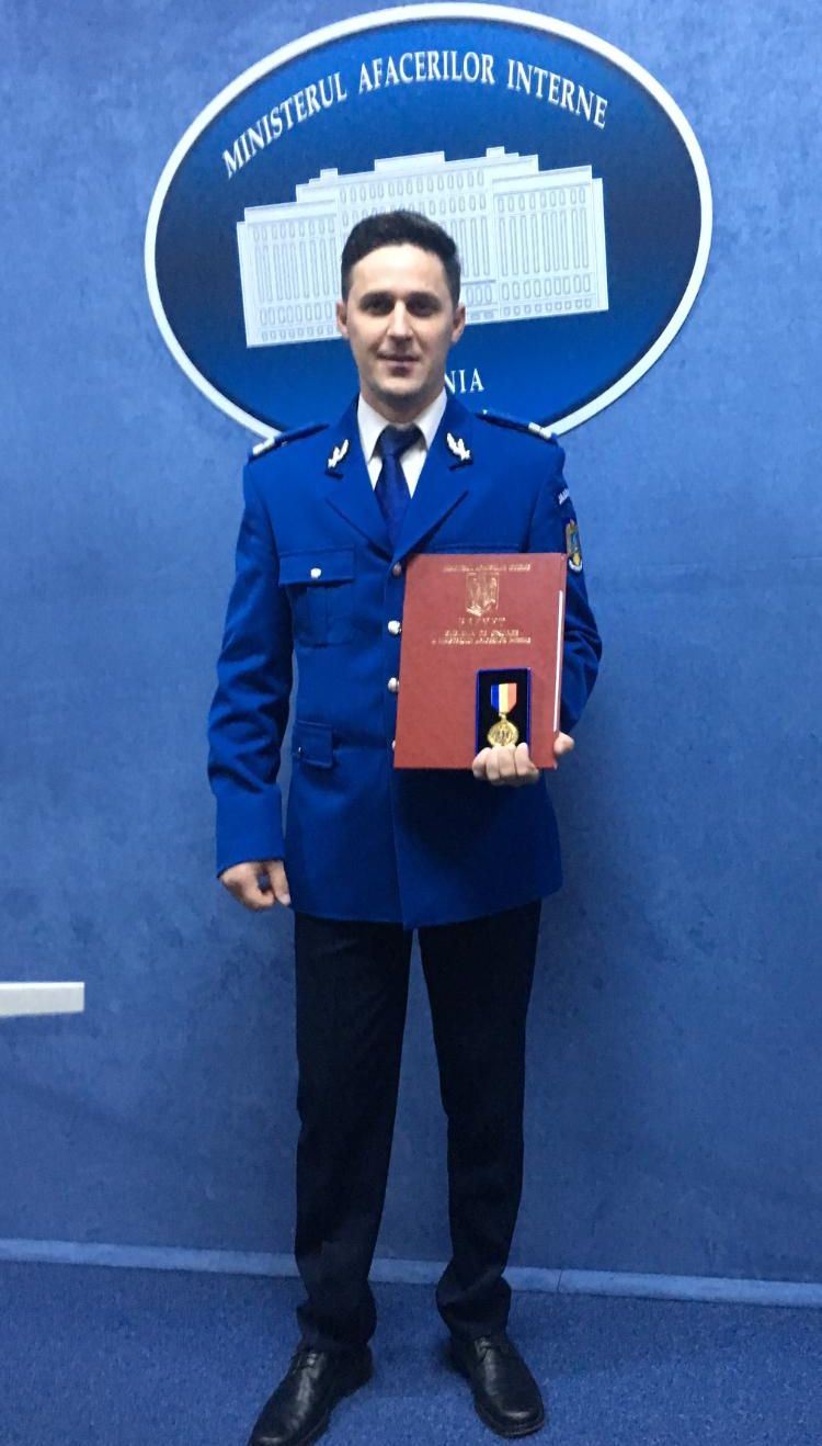 jandarm argeșean decorat