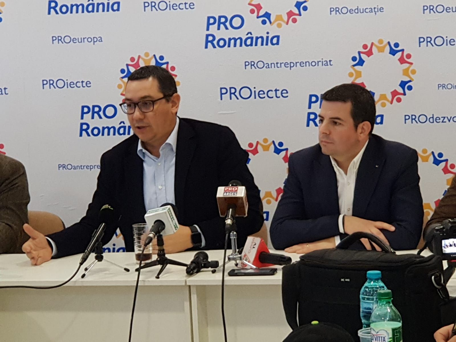 Victor Ponta - la Pitești