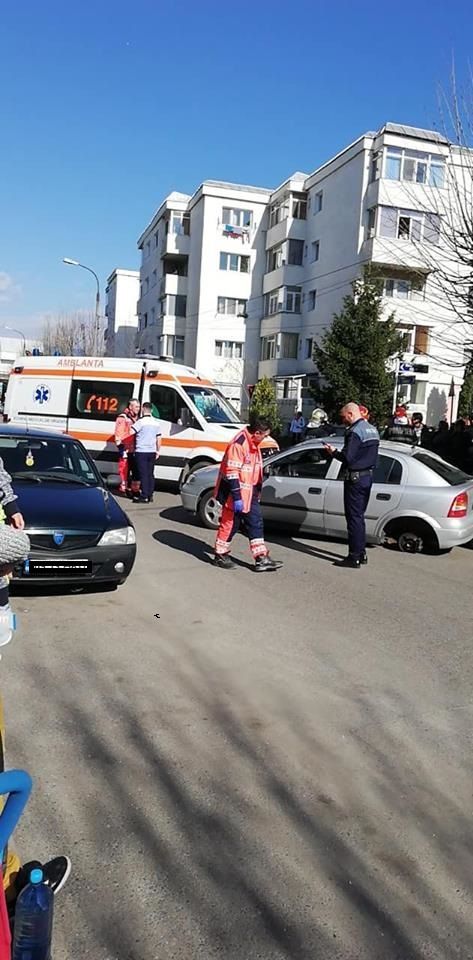 accident rutier Pitești - femeie însărcinată