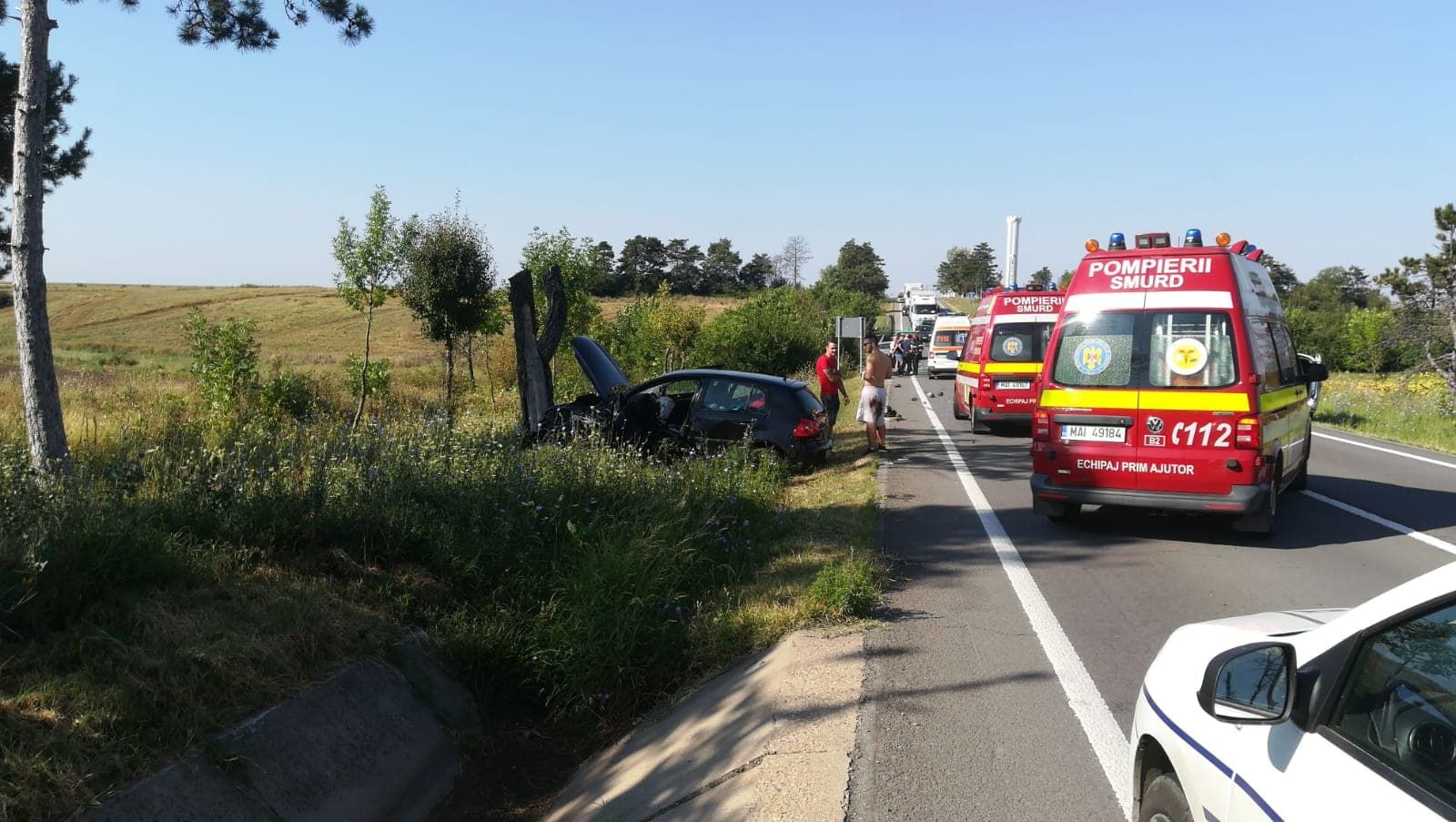 accident pe DN 65 dupa ce un turc a adormit la volan (1)