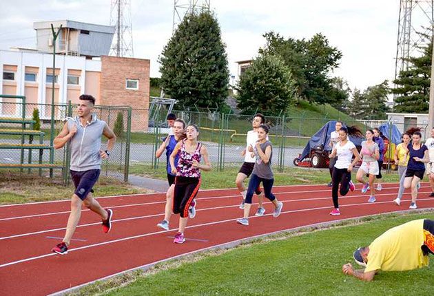 Accesul restricționat pe pista de atletism