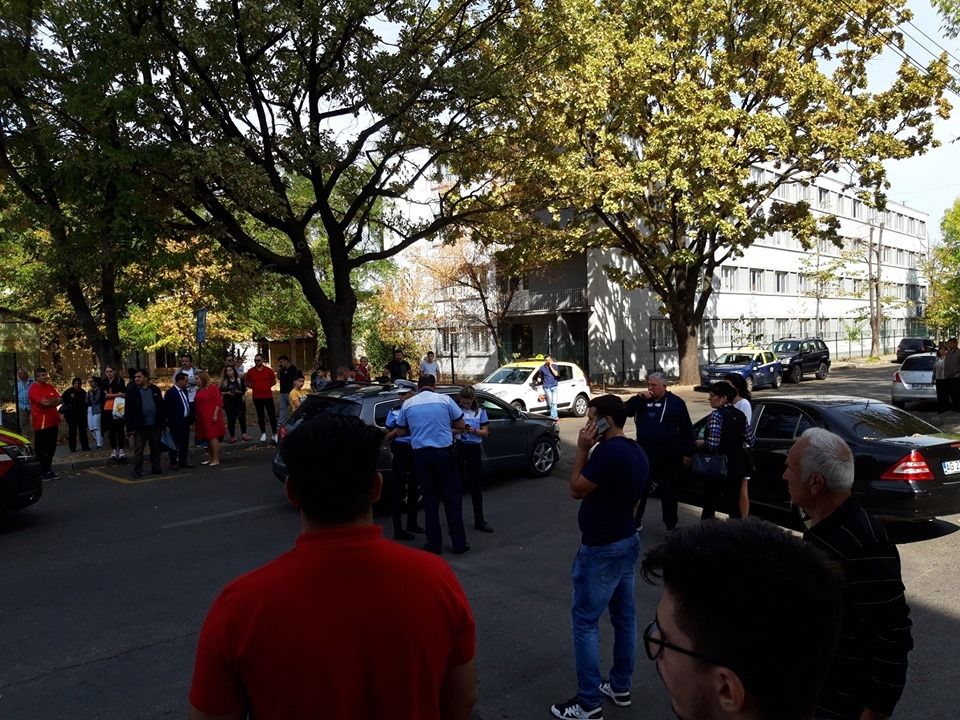 victima transportată la spital