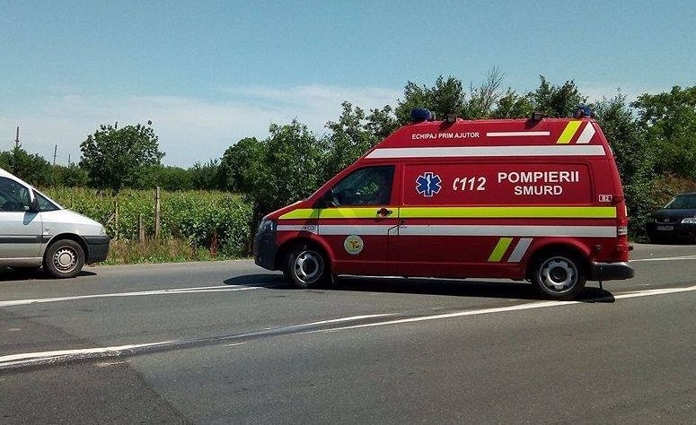 Accident la Mălureni. Femeia a fost acrosata cu oglinda