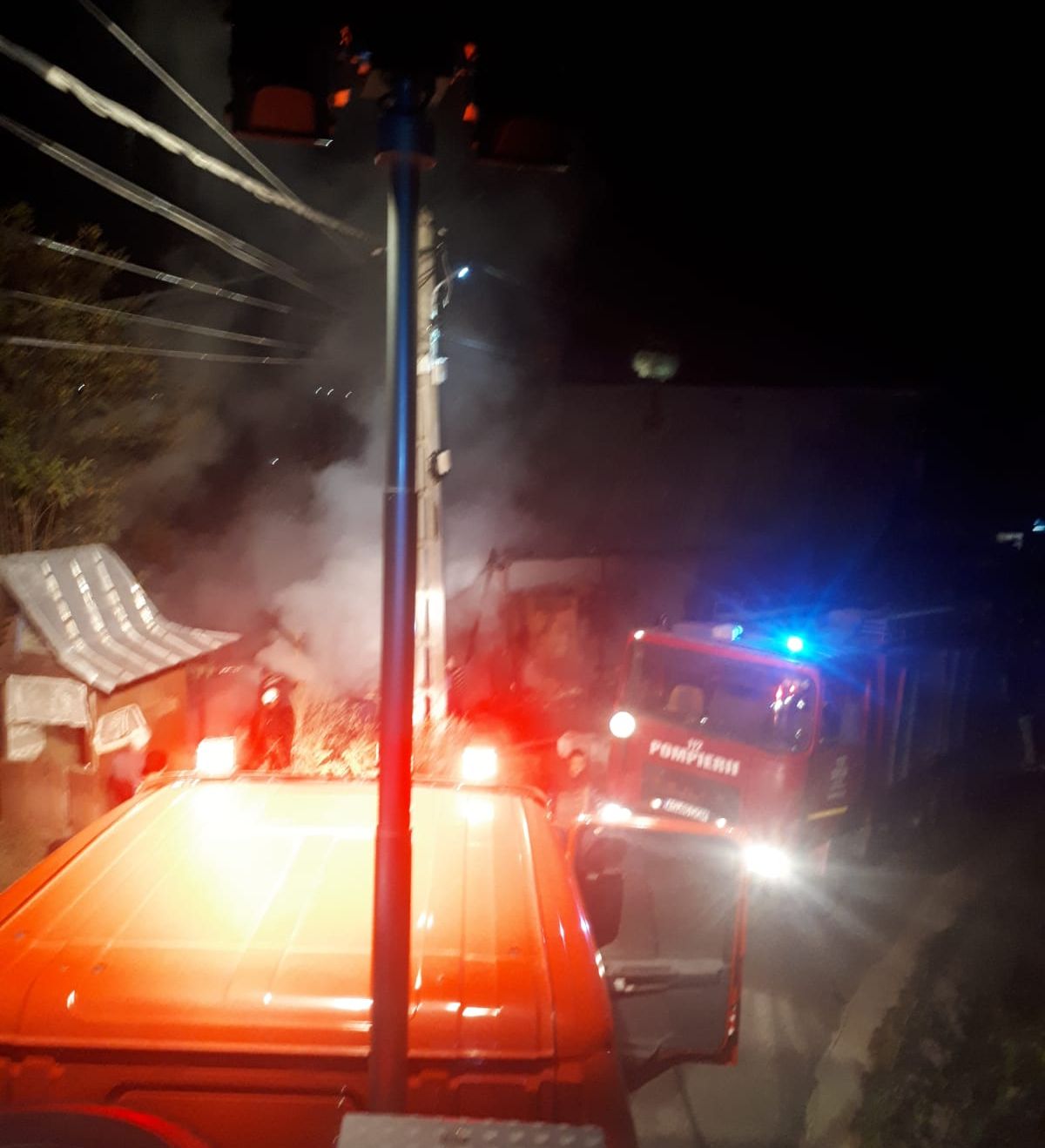 Incendiu provocat intenționat la o gospodărie din comuna Corbi (2)