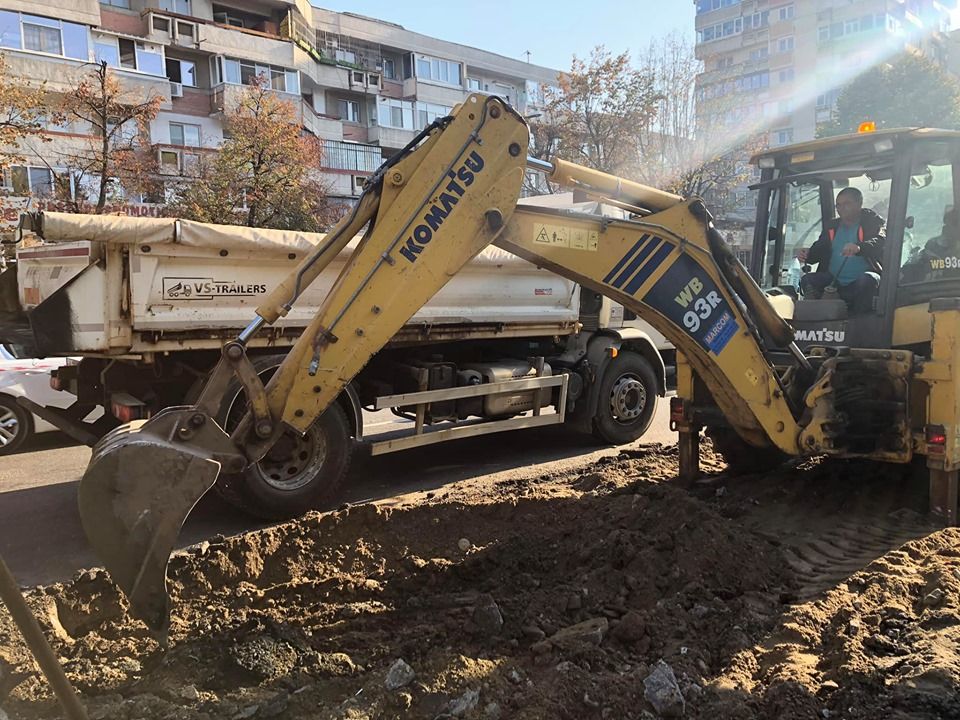 Lucrări într-o intersecție din Pitești 1 (4)