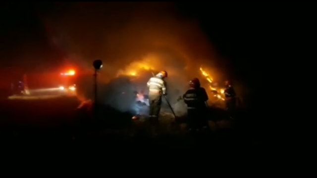 Incendiu la Moșoaia