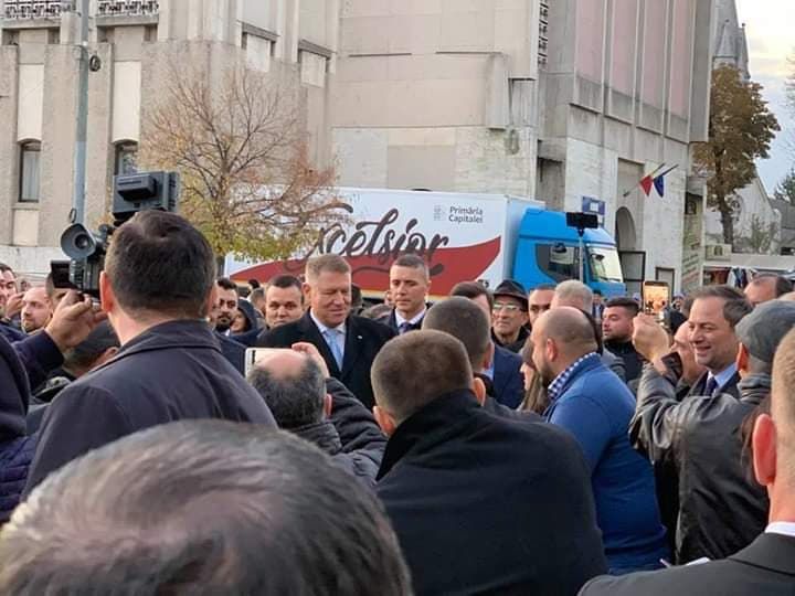 Preşedintele Klaus Iohannis a ajuns la Piteşti.n