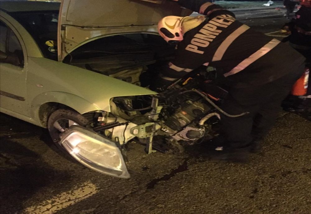 Şoferiţa nu a cedat trecerea provocând accident!