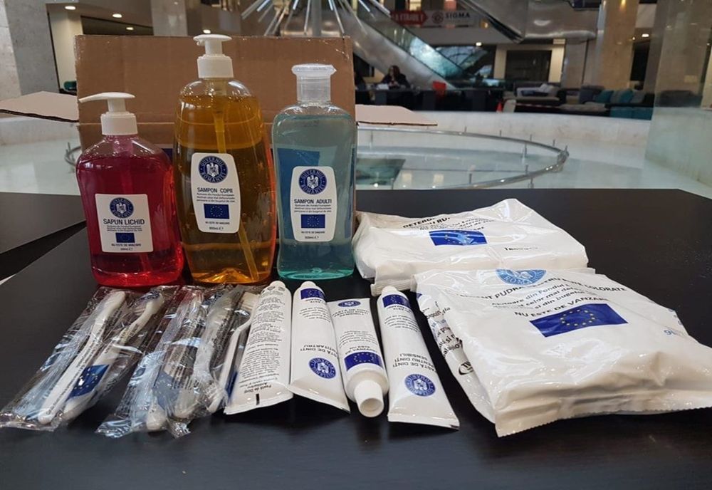Astăzi începe distribuirea produselor de igienă oferite de Uniunea Europeană, în Pitești 