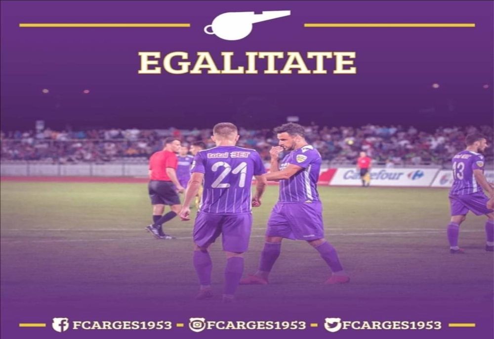 Egalitate la FC Argeș