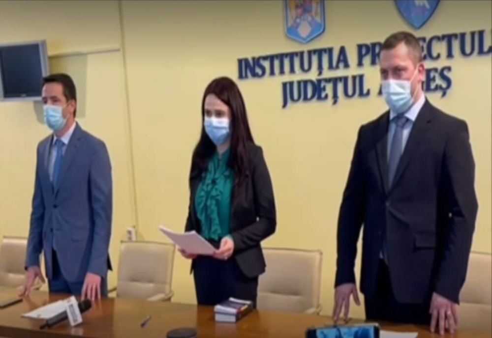 Noul prefect al județului Argeș a depus astăzi jurământul de învestire