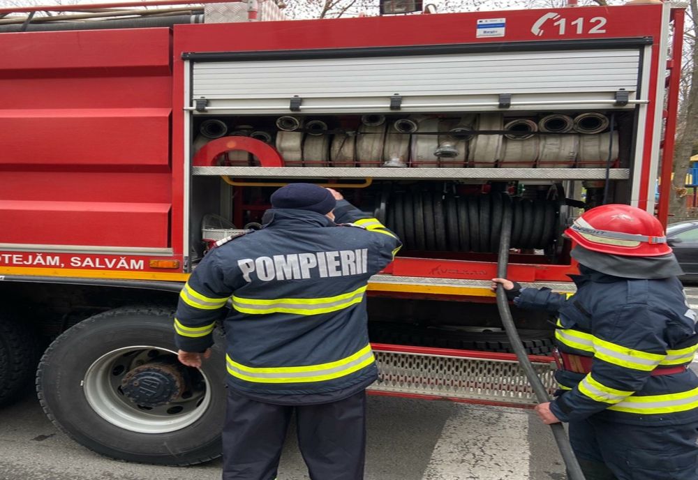 Incendiu la Autogara veche din Pitești