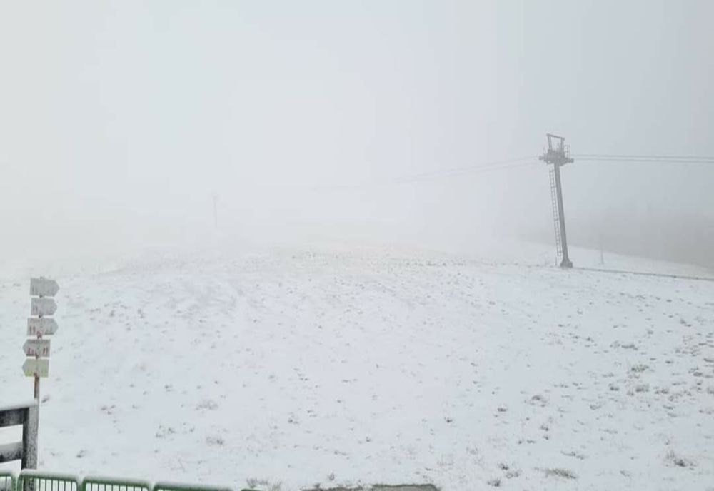 VIDEO|Ninsoare abundentă astăzi pe Transfăgărășan