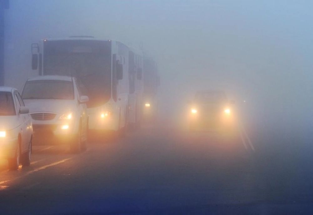 Circulația rutieră afectată de ceață