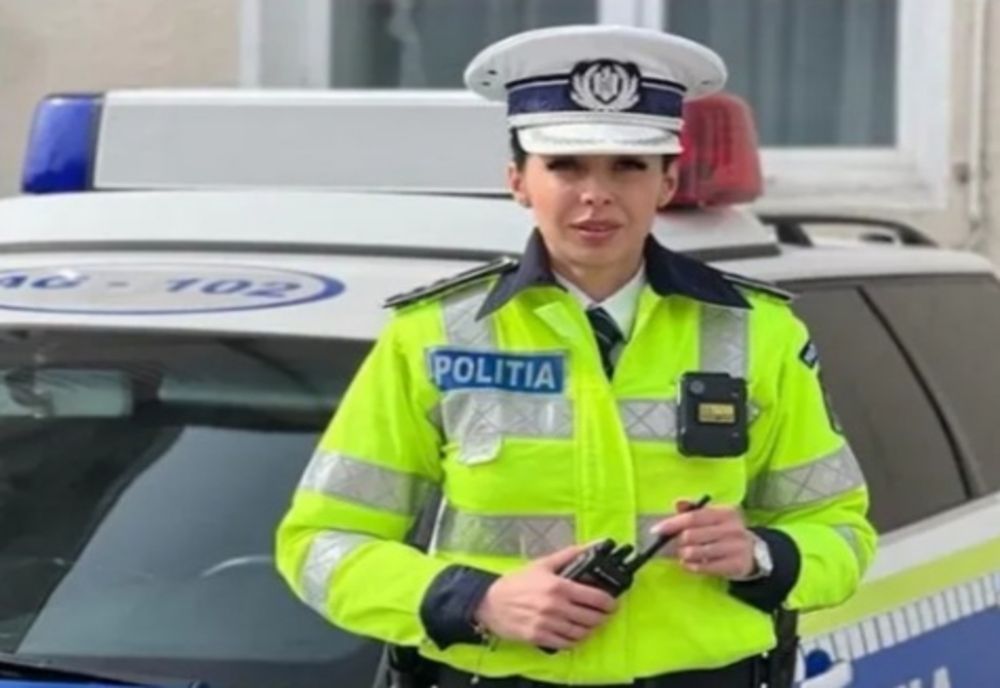 Intervenția poliției pentru salvarea unei femei aflate într- o mașină oprită în stradă