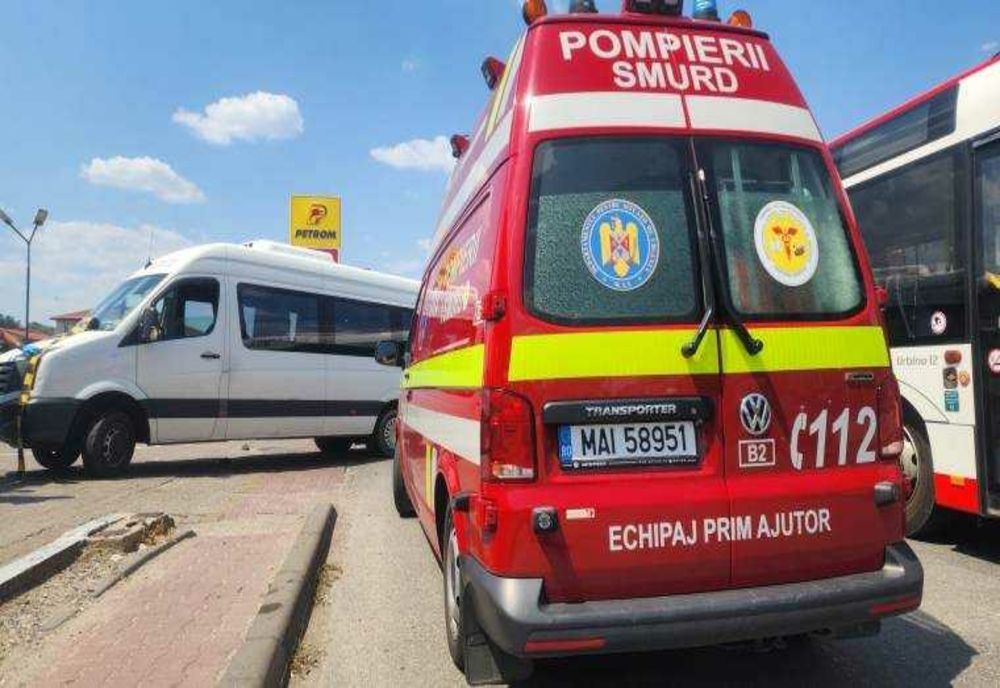 ACCIDENT ÎN BASCOV: Pieton accidentat de o autoutilitară
