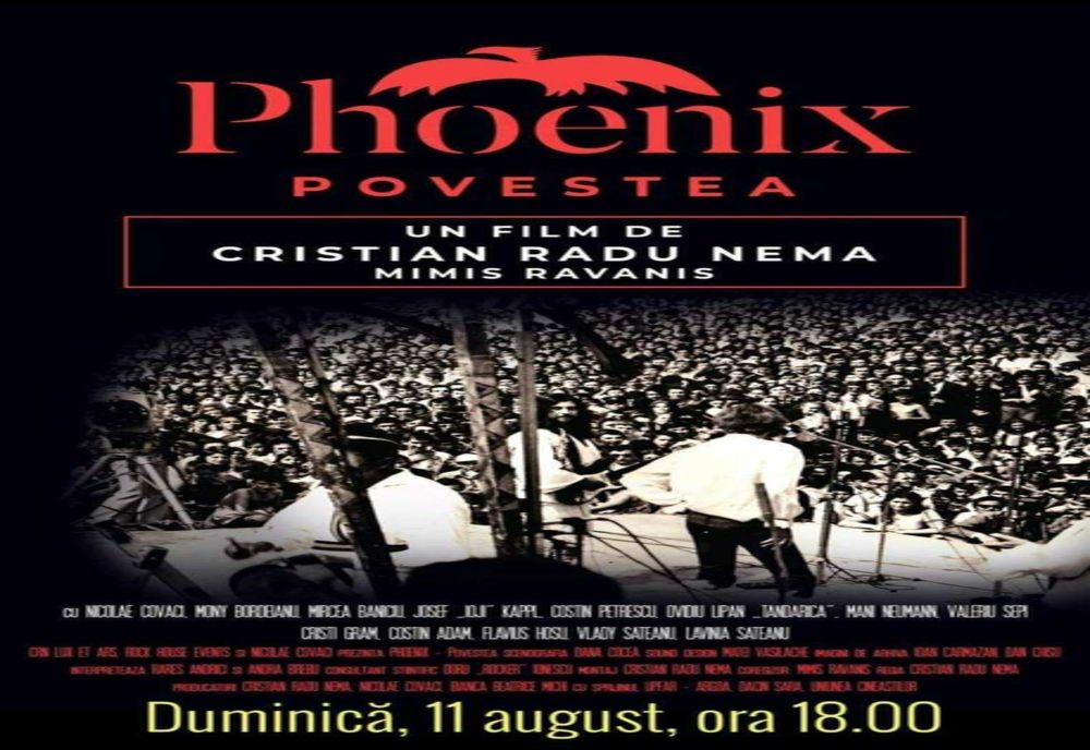 PROIECȚIE SPECIALĂ A FILMULUI „PHOENIX: POVESTEA” LA CINEMA “BUCUREȘTI”, ÎN MEMORIA LUI NICU COVACI!