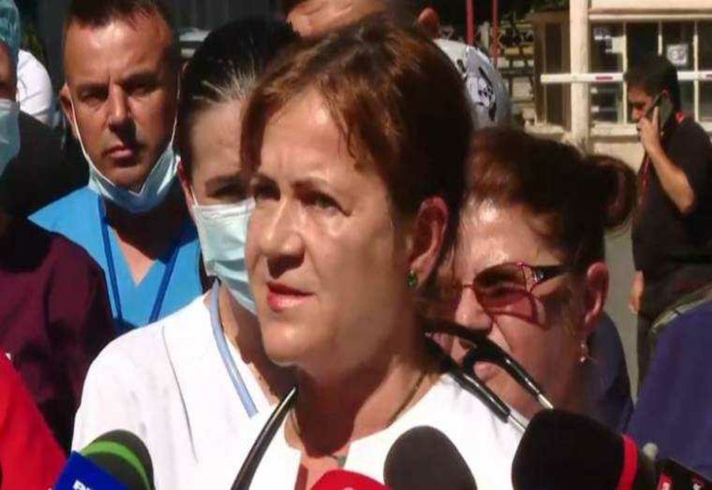 PROTEST AL MEDICILOR DE LA ATI DIN SPITALUL „SFÂNTUL PANTELIMON”