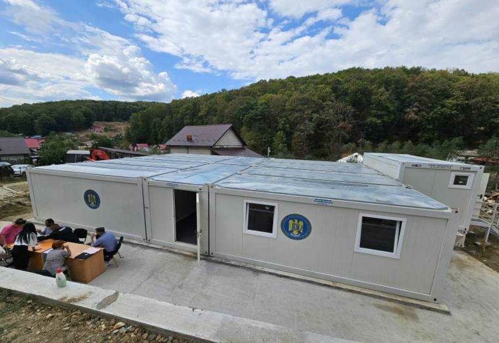 PRIMA ȘCOALĂ MODULARĂ DIN ARGES REALIZATĂ EXCLUSIV CU RESURSE DE LA REZERVELE STATULUI