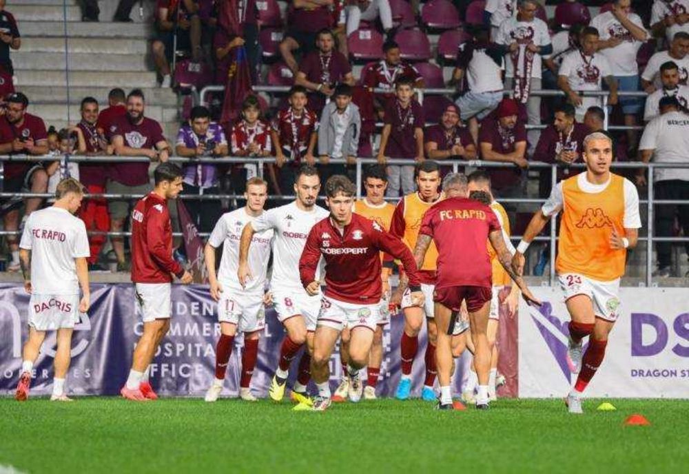 Îmbrânceli și înjurături la partida Rapid – Oțelul