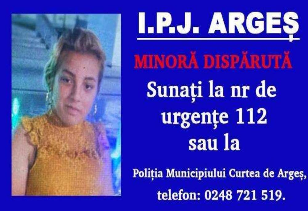 DISPARIȚIE ÎNGRIJORĂTOARE: LUCA MARIA SORINA, 16 ANI, DISPĂRUTĂ DIN DOMICILIU