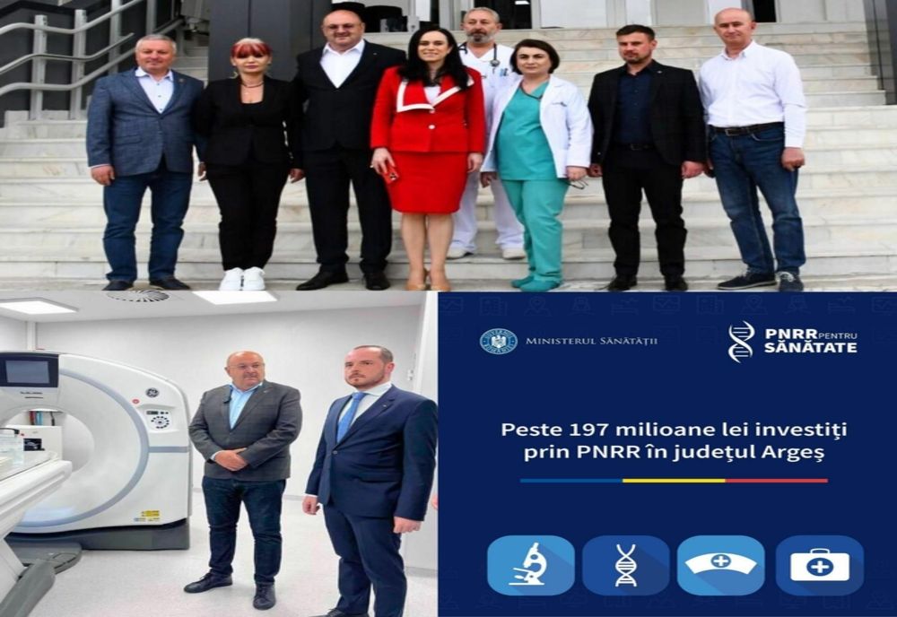 INVESTIȚII PNRR DE PESTE 197 MILIOANE LEIN ÎN SISTEMUL DE SĂNĂTATE DIN ARGEȘ