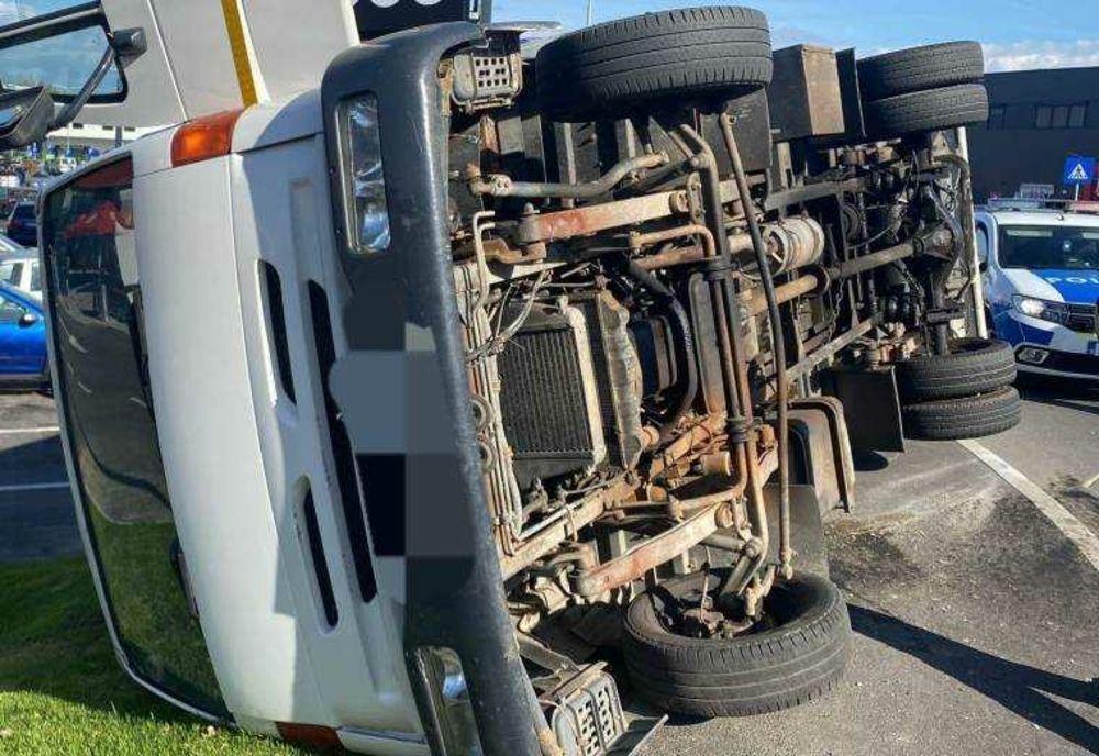 ACCIDENT CU AUTOCAMION ÎN PITEȘTI