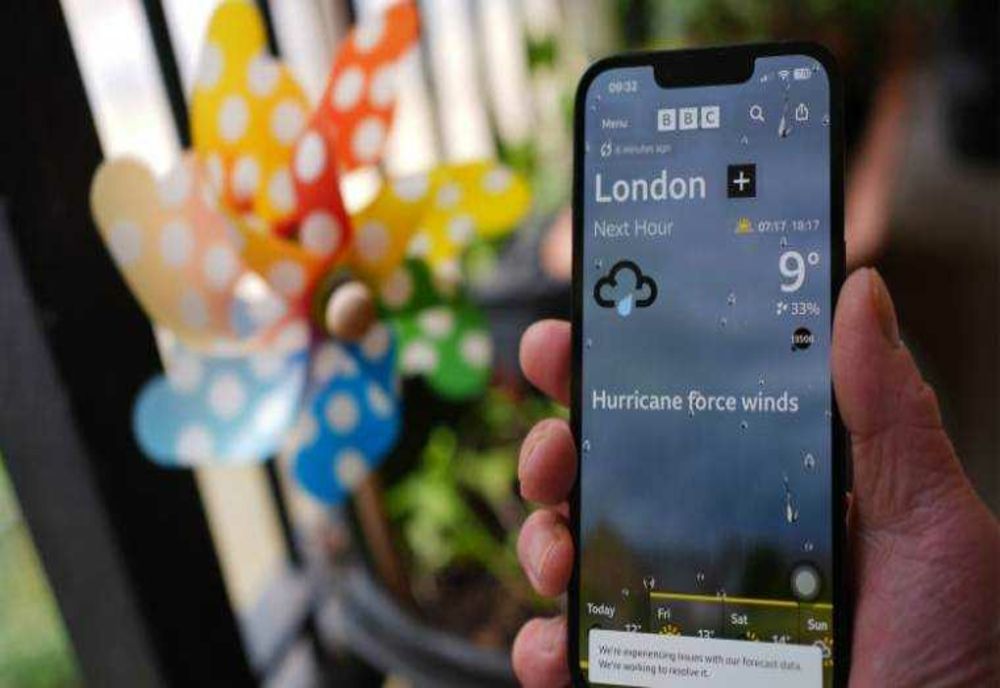 ERORI ÎN PROGNOZA METEO: BBC Weather Anunță Vânturi de 150 de Ori Mai Puternice Decât Uraganul Milton