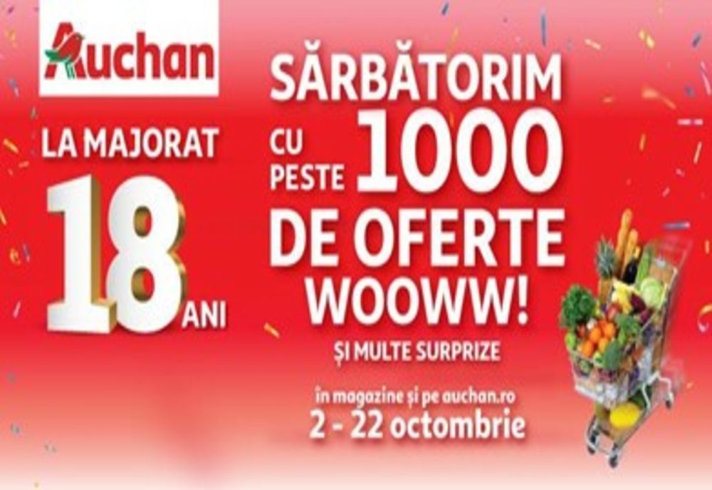 Auchan România Sărbătorește 18 Ani de Prețuri Mici și Parteneriate Durabile