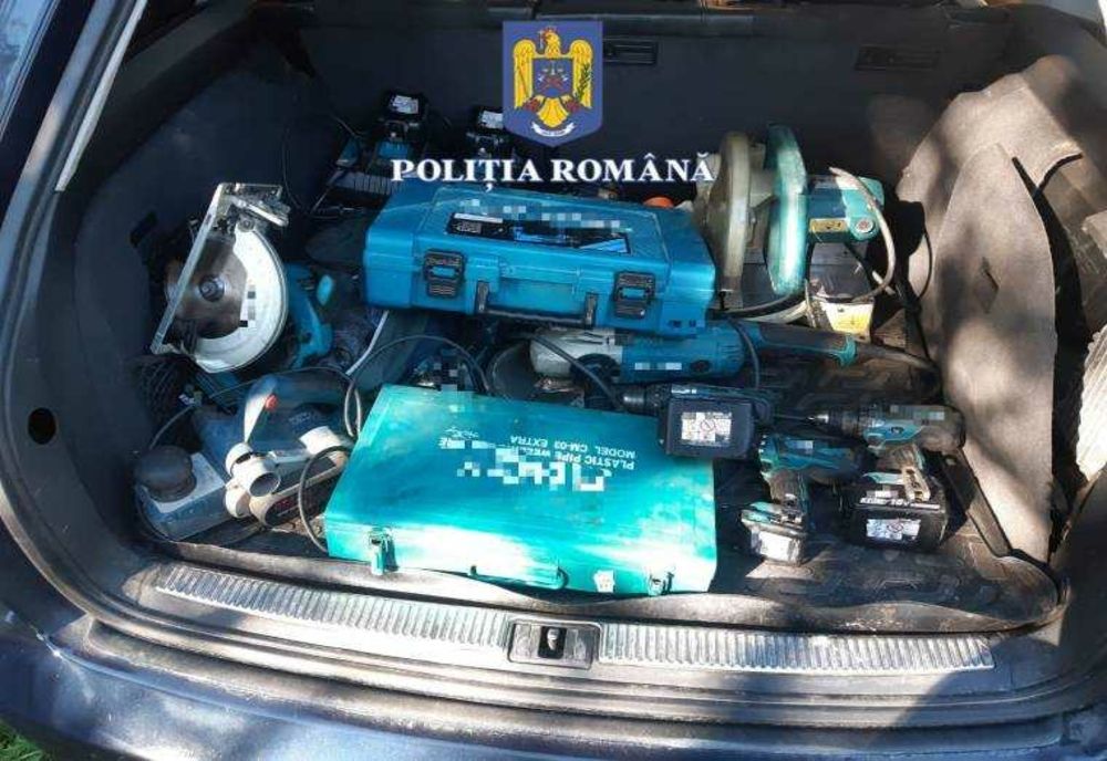 ACȚIUNE RAPIDĂ A POLIȚIEI ÎN CAZUL UNUI FURT CALIFICAT: BUNURI RECUPERATE ȘI UN BĂRBAT RETINUT
