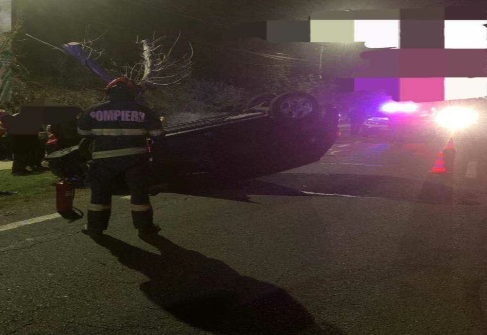 ACCIDENT RUTIER ÎN COMUNA LEORDENI, ARGEŞ