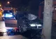 Trei răniți după ce au izbit cu mașina un stâlp. Șoferița adormise la volan