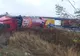 Accident între două tiruri pe A1, la Căteasca. Cei doi șoferi, la spital