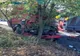 Accident între două tiruri, la Drăganu. Unul dintre șoferi a ajuns la spital
